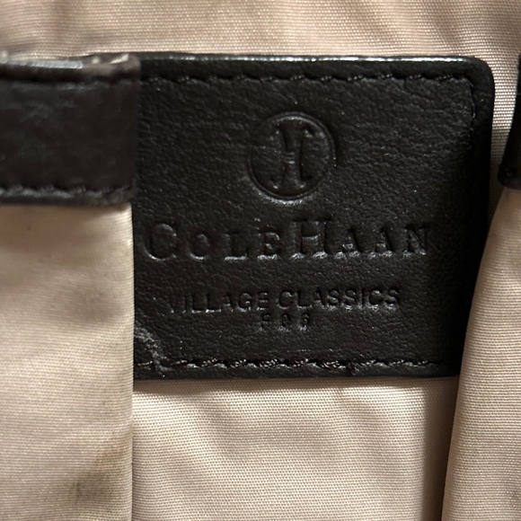 Cole Haan Chocolate Brown pebble Grain Leather Shoulder Bag - Picture 2 of 3